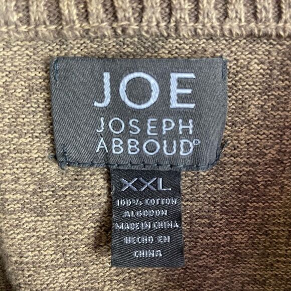 Joe Joseph Abboud Quarter Zip Sweater Size XXL EUC - Picture 5 of 5